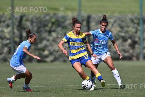 Lazio Women Gaia Distefano Parma Women Federica Cafferata Mirko Fersini match between Lazio Women 3-1 Parma Women Formello, Italy 
