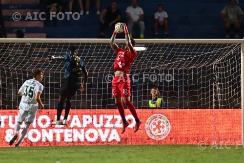 Monopoli Joseph Ekuban Latina Stefano Piccinini Domenico Francioni match between  Latina 0-1 Monopoli Latina, Italy 