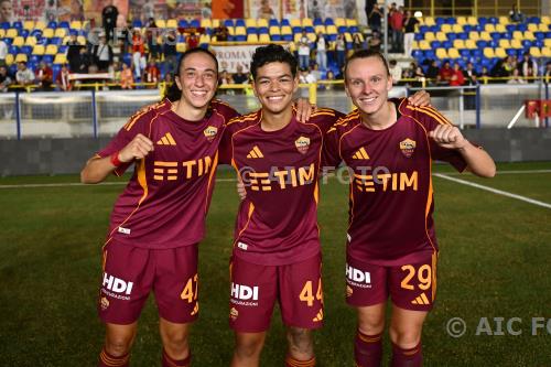 Roma Women Samantha Van Diemen Roma Women Annalena Rieke Romeo Menti match between Roma Women 3-0 Lazio Women Castellammare di Stabia, Italy 
