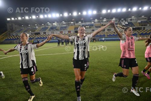 Juventus Women Mathilde Harviken Juventus Women Cecilia Salvai Romeo Menti match between Juventus Women 2-1 Inter Women Castellammare di Stabia, Italy 