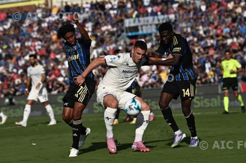 Pisa Roberto Piccoli Fiorentina Ebenezer Akinsanmiro Arena Garibaldi-Romeo Anconetani match between  Pisa 0-0 Fiorentina Pisa, Italy 