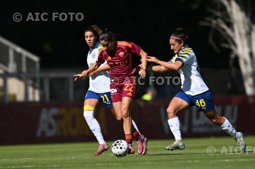 Roma Women Veronica Benedetti Parma Women Nina Kajzba Tre Fontane match between Roma Women 4-0 Parma  Women Roma, Italy 