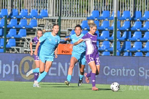 Fiorentina Women Tecla Pettenuzzo Napoli Women Mille Jusjong Giuseppe Piccolo match between  Napoli Women 1-0 Fiorentina Women Napoli, Italy 