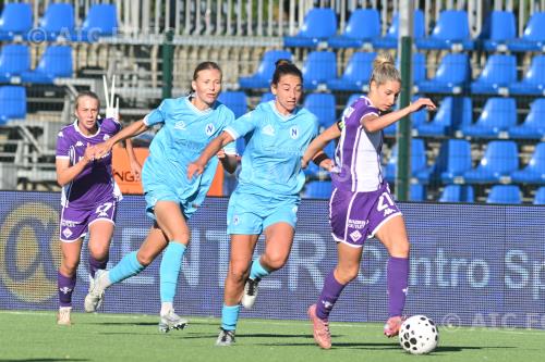 Fiorentina Women Tecla Pettenuzzo Napoli Women Mille Jusjong Giuseppe Piccolo match between  Napoli Women 1-0 Fiorentina Women Napoli, Italy 