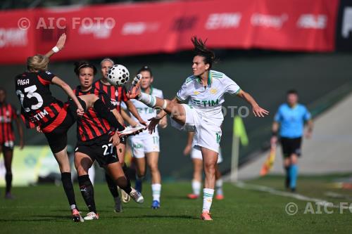 Milan Women Erin Cesarini Milan Women Alice Corelli Peppino Vismara match between     Milan Women 1-2 Roma Women Milano, Italy 