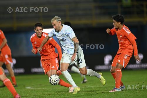 Alcione Antonino La Gumina Inter U23 Jonathan Pitou Breda match between  Alcione  1-2 Inter U23 Sesto San Giovanni, Italy