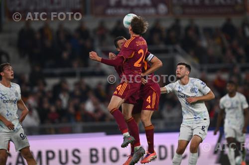 Inter Bryan Cristante Roma Petar Sucic Olimpic match between   Roma 0-1 Inter Roma, Italy 