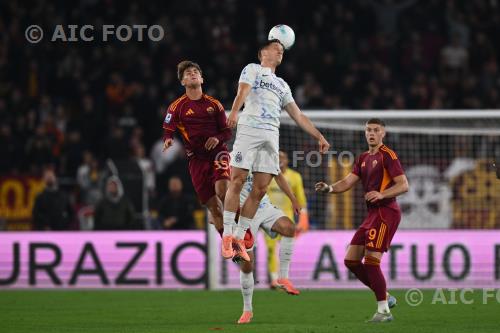 Inter Tommaso Baldanzi Roma Artem Dovbyk Olimpic match between   Roma 0-1 Inter Roma, Italy 
