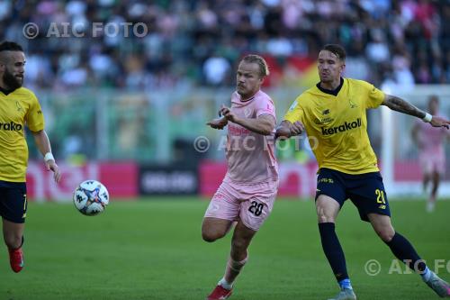 Modena Joel Pohjanpalo Palermo Bryant Nieling Renzo Barbera match between    Palermo 1-1 Modena Palermo, Italy