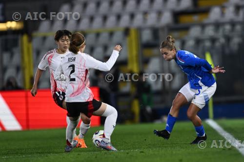 Italy Risa Shimizu Japan Women Maika Hamano Giuseppe Sinigaglia match between  Italy Women 1-1 Japan Women Women Como, Italy.