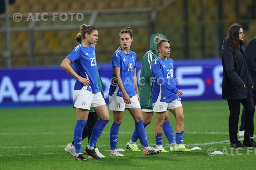 Italy Martina Lenzini Italy Giada Greggi Ennio Tardini match between  Italy Women 0-1 Brazil Women Women Parma, Italy.
