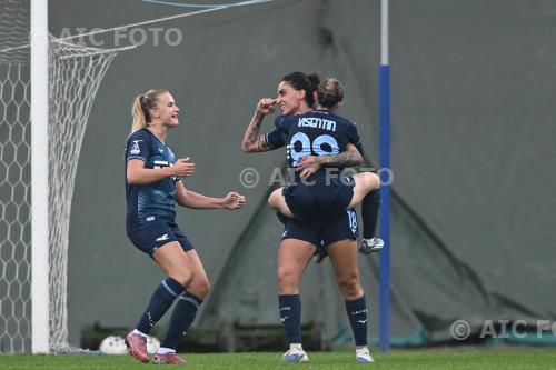 Lazio Women Noemi Visentin Lazio Women Nikola Karczewska Peppino Vismara match between     Milan Women 4-2 Lazio Women Milano, Italy 
