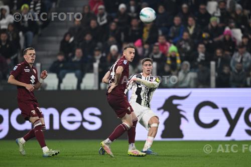 Juventus Ardian Ismajli Torino Marcus Holmgren Pedersen Allianz match between    Juventus 0-0 Torino Torino, Italy 