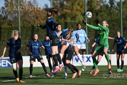 Inter Women Federica D Auria Lazio Women Cecilia Ran Runarsdottir Mirko Fersini match between Lazio Women 0-2 Inter Women Formello, Italy 