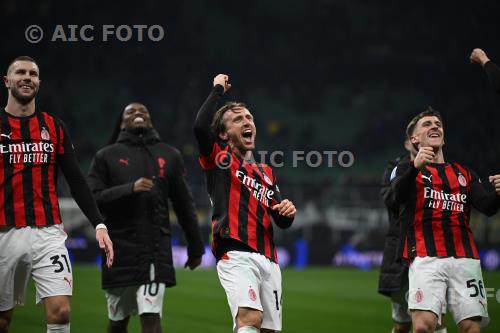 Milan Luka Modric Milan Alexis Saelemaekers Giuseppe Meazza match between   Inter 0-1 Milan Milano, Italy 