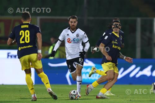 Modena Simone Bastoni Cesena Daniel Tonoli Orogel match between Cesena 1-0 Modena Cesena, Italy 