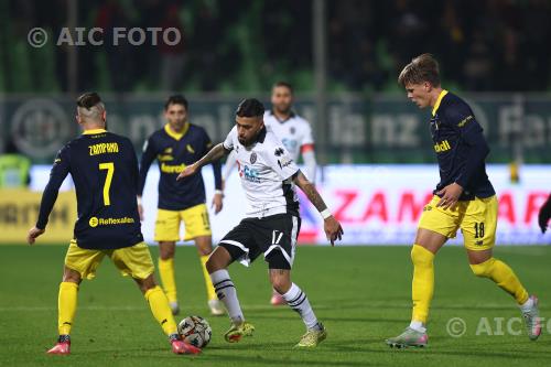 Modena Emanuele Adamo Cesena Niklas Pyyhtia Orogel match between Cesena 1-0 Modena Cesena, Italy 