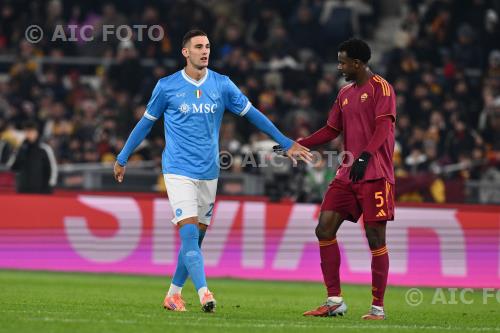 Napoli Evan N Dicka Roma 2025 Roma, Italy 