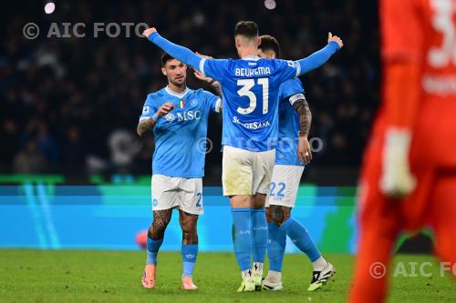 Napoli Matteo Politano Napoli Giovanni Di Lorenzo Diego Armando Maradona match between    Napoli 2-1 Juventus Napoli, Italy 