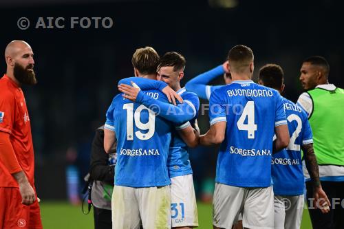 Napoli Rasmus Hojlund Napoli Sam Beukema Italian championship 2025 2026 14°Day Diego Armando Maradona match between    Napoli 2-1 Juventus 