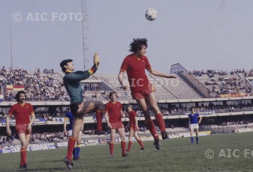 Catanzaro Massimo Mattolini Catanzaro Manlio Zanini Italian championship 1978 1979 26°Day Marc Antonio Bentegodi match between  Verona 0-0 Catanzaro 