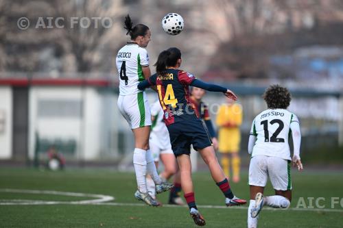 Sassuolo Women Anastasia Ferrara Genoa Women Kassandra Missipo Sciorba match between    Genoa Women 0-1 Sassuolo Women Genova, Italy 