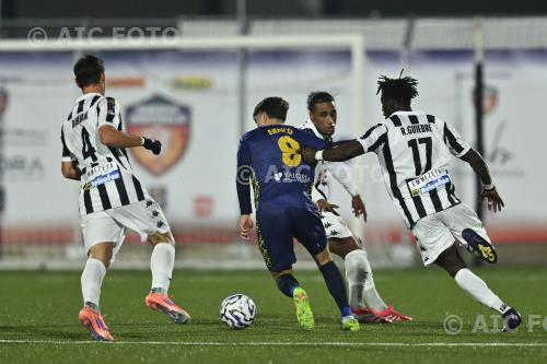 Ascoli Andrea Errico Guidonia Abdoul Guiebre Comunale match between Guidonia 0-0 Ascoli Guidonia, Italy 