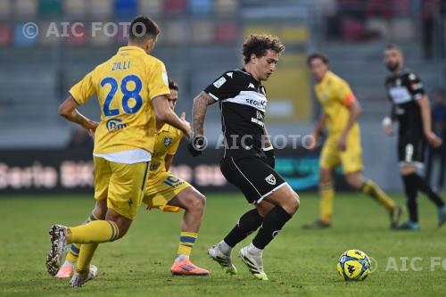 Spezia Francesco Gelli Frosinone Massimo Zilli Benito Stirpe match between Frosinone 2-1 Spezia Frosinone, Italy 