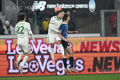 Roma Kostas Tsimikas Roma Charles De Ketelaere Gewiss match between    Atalanta 1-0 Roma Bergamo, Italy 