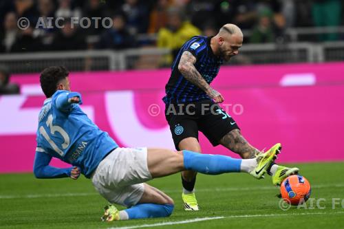 Inter Amir Rrahmani Napoli 2025 Milano, Italy Goal 1-0 