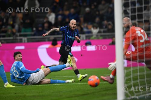 Inter Amir Rrahmani Napoli 2025 Milano, Italy Goal 1-0 