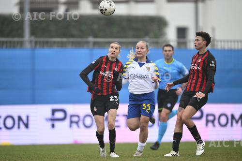 Milan Women Viktoria Skrzypczak Parma Kay-Lee De Sanders Ennio Tardini match between Parma Women 0-0 Milan Women Parma, Italy 