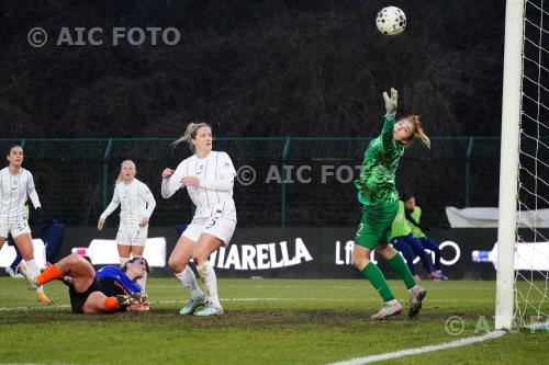 Inter Women Sophie Howard Como Women Astrid Gilardi Ferruccio Trabattoni match between    Como Women 2-3 Inter Women Seregno, Italy Goal 2-3 