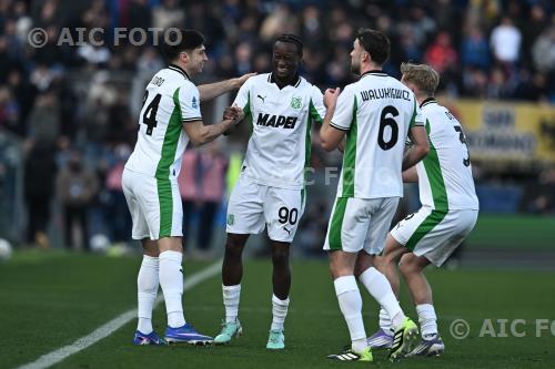 Sassuolo Ismael Kone Sassuolo Sebastian Walikiewicz Italian championship 2025 2026 Serie A Day 23° Arena Garibaldi-Romeo Anconetani match between  Pisa 1-3 Sassuolo 