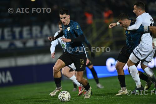 Latina Giacomo Parigi Latina Thiago Cionek Domenico Francioni match between  Latina 0-0 Cavese Latina, Italy 