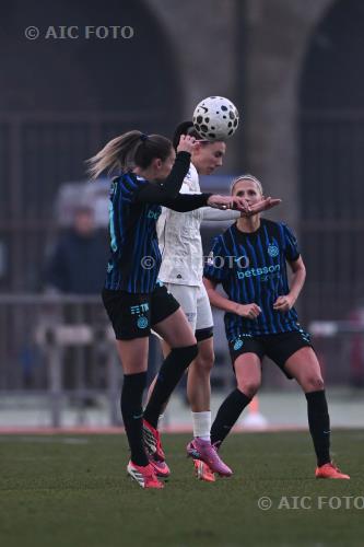 Inter Women Agnese Bonfantini Fiorentina Women Katie Bowen Arena Civica Gianni Brera match between Inter Women 3-0 Fiorentina Women Milano, Italy 