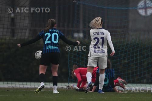 Inter Women Cecilie Fiskerstrand Fiorentina Women 2026 Milano, Italy Goal 3-0 