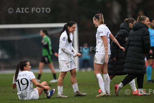 Como Women Alexandra Carla Chidiac Como Women Mina Bergersen Ferruccio Trabattoni match between    Como Women 2-0 Sassuolo Women Seregno, Italy 