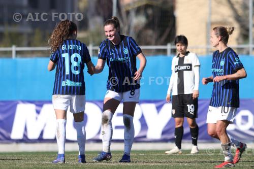 Inter Women Benedetta Glionna Inter Women Lina Marie Magull Ennio Tardini match between Parma Women 2-3 Inter Women Parma, Italy 
