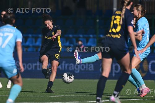 Parma Women Cecilie Floe Nielsen Napoli Women Millie Henriksen Giuseppe Piccolo match between  Napoli Women 0-0 Parma Women Napoli, Italy 