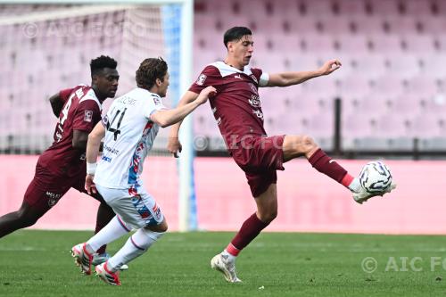 Salernitana Francesco Di Tacchjo Catania Emmanuel Gyabuaa Arechi match between Salernitana 0-0 Catania Salerno, Italy 