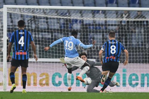 Lazio Marco Carnesecchi Atalanta Mario Pasalic Olympic match between   Lazio 2-2 Atalanta Roma, Italy Goal 2-1 