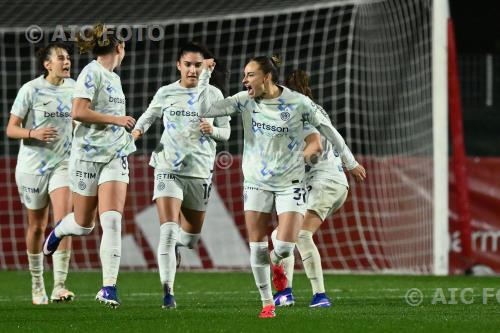 Inter Women 2026 Italian Women Cup 2025 2026  Femminile Italy Cup Semifinal match between Roma Women 1-1 Inter  Women at  Tre Fontane Stadium 