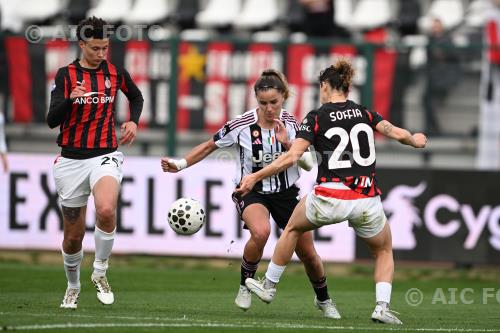 Milan Women Ana Palma Capeta Juventus Women Angelica Soffia Vittorio Pozzo Lamarmora match between    Juventus Women 0-1 Milan Women Biella, Italy 