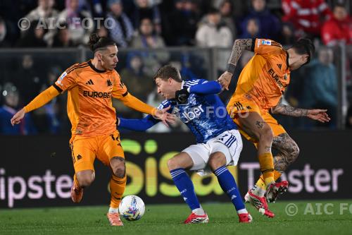Roma Ignace Van der Brempt Como Gianluca Mancini Giuseppe Sinigaglia match between    Como 2-1 Roma Como, Italy 