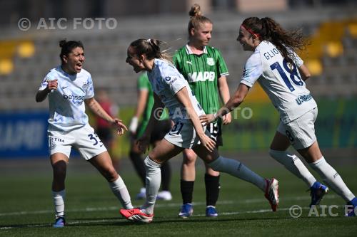 Inter Women Tessa Wullaert Inter Women Benedetta Glionna Enzo Ricci match between    Sassuolo Women 0-3 Inter Women Sassuolo, Italy 