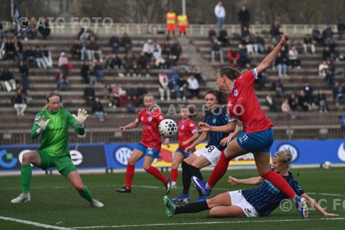 Napoli Women Katie Bowen Inter Women Cecilia Ran Runarsdottir Arena Civica Gianni Brera match between Inter Women 2-2 Napoli Women Milano, Italy 