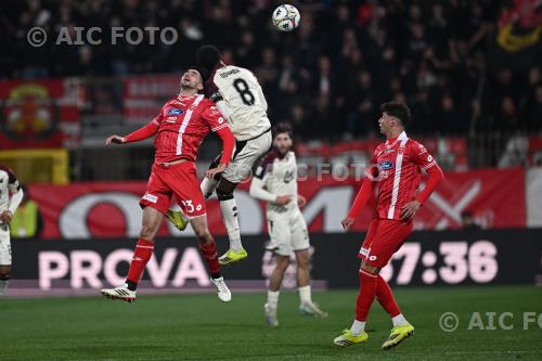 Monza Issa Doumbia Venezia Adam Bakoune U-Power match between    Monza 1-1 Venezia Monza, Italy 