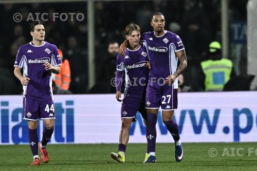 Fiorentina Albert Gudmundsson Fiorentina Nicolo Fagioli Artemio Franchi match between  Fiorentina 1-1 Inter Firenze, Italy 