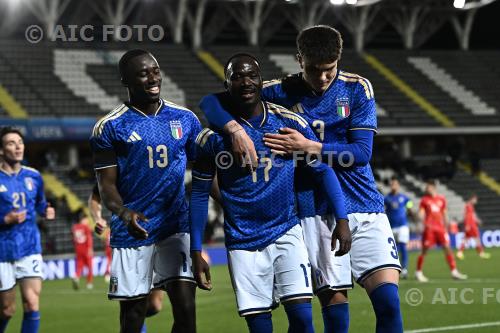 Italy U21 Davide Bartesaghi Italy U21 Michael Kayode Empoli, Italy 